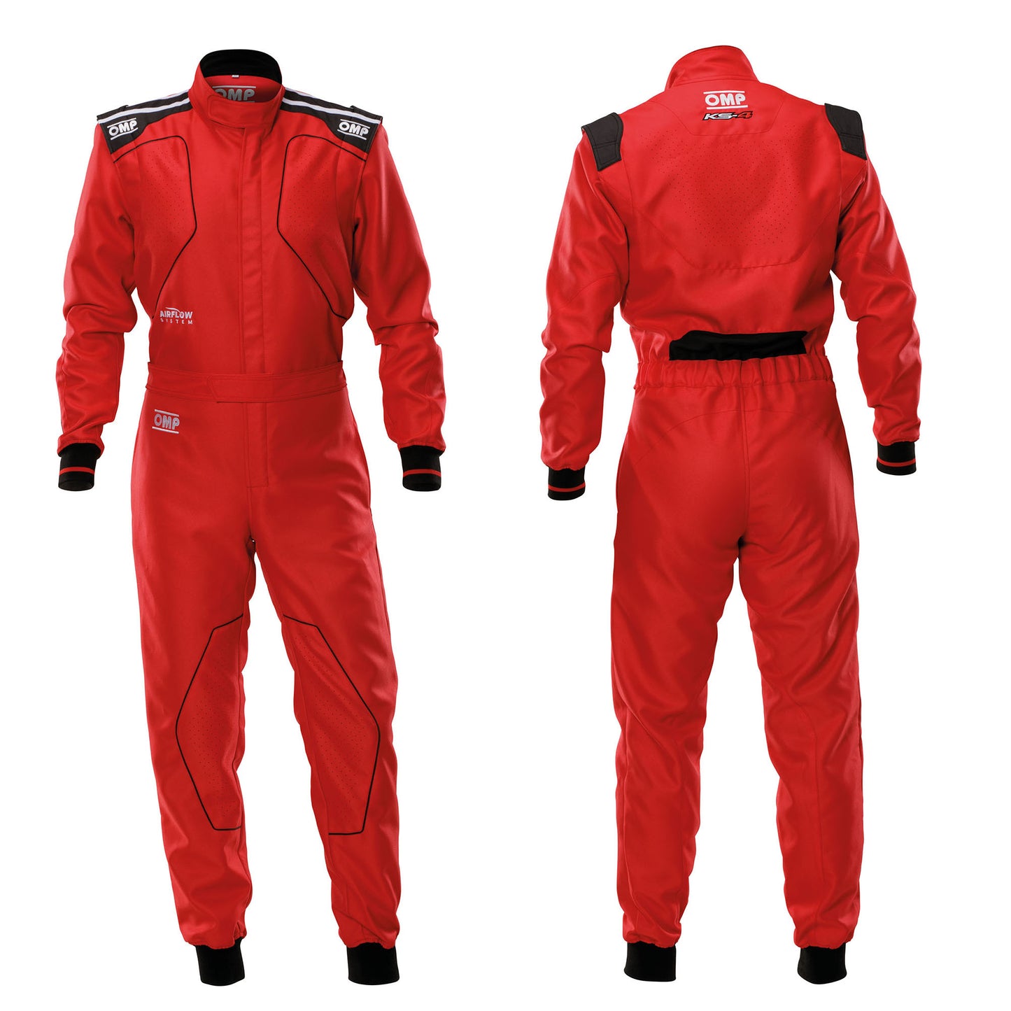 KA0-1735 2026 OMP KS-4 Karting Suit Overalls Latest Entry Level Indoor Beginner