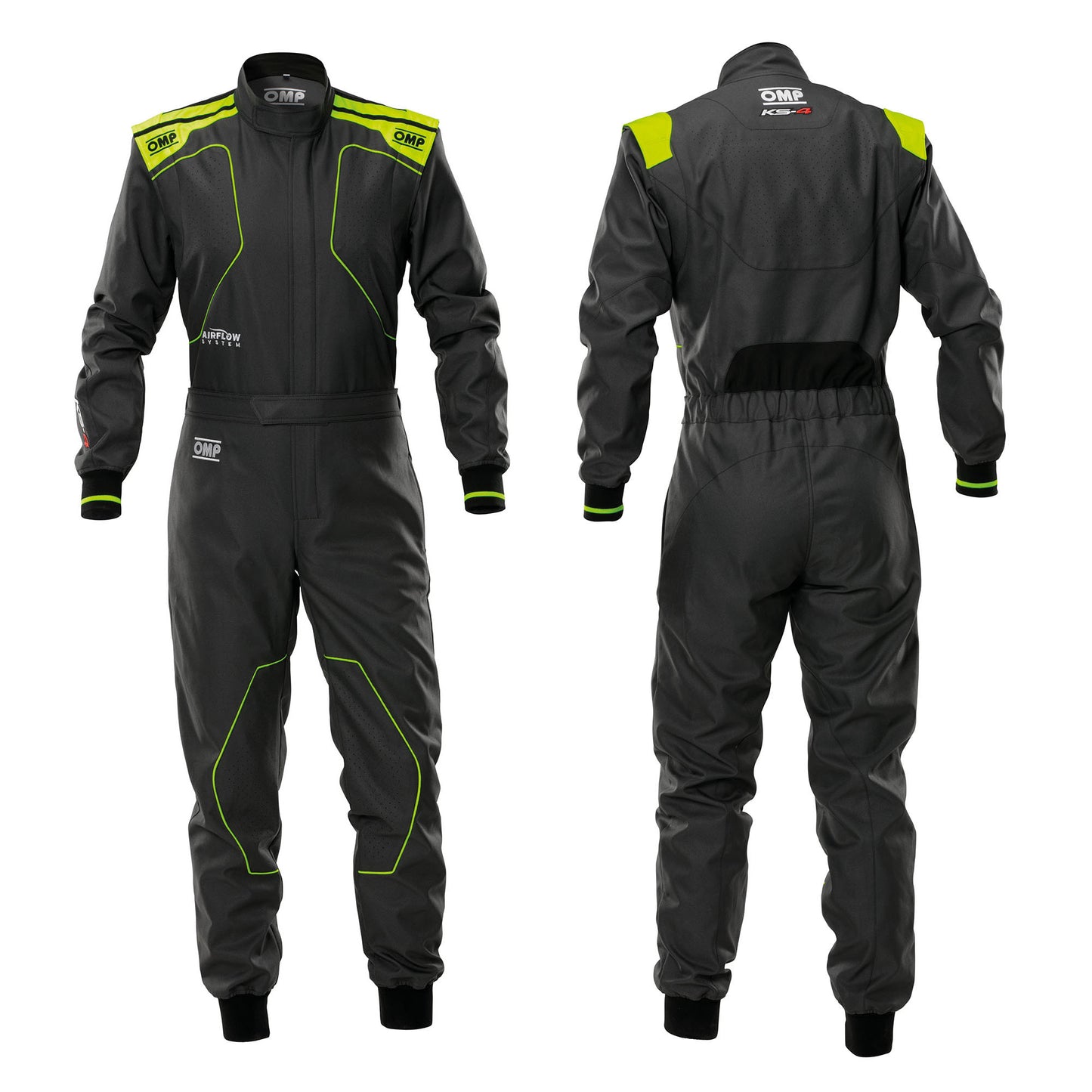 KA0-1735 2026 OMP KS-4 Kids Karting Suit Overalls Boys Child Youth Entry Level