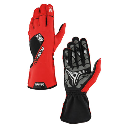 KB0-2756 2026 OMP KS-3 KS3 Karting Gloves Airflow System Breathable High Grip