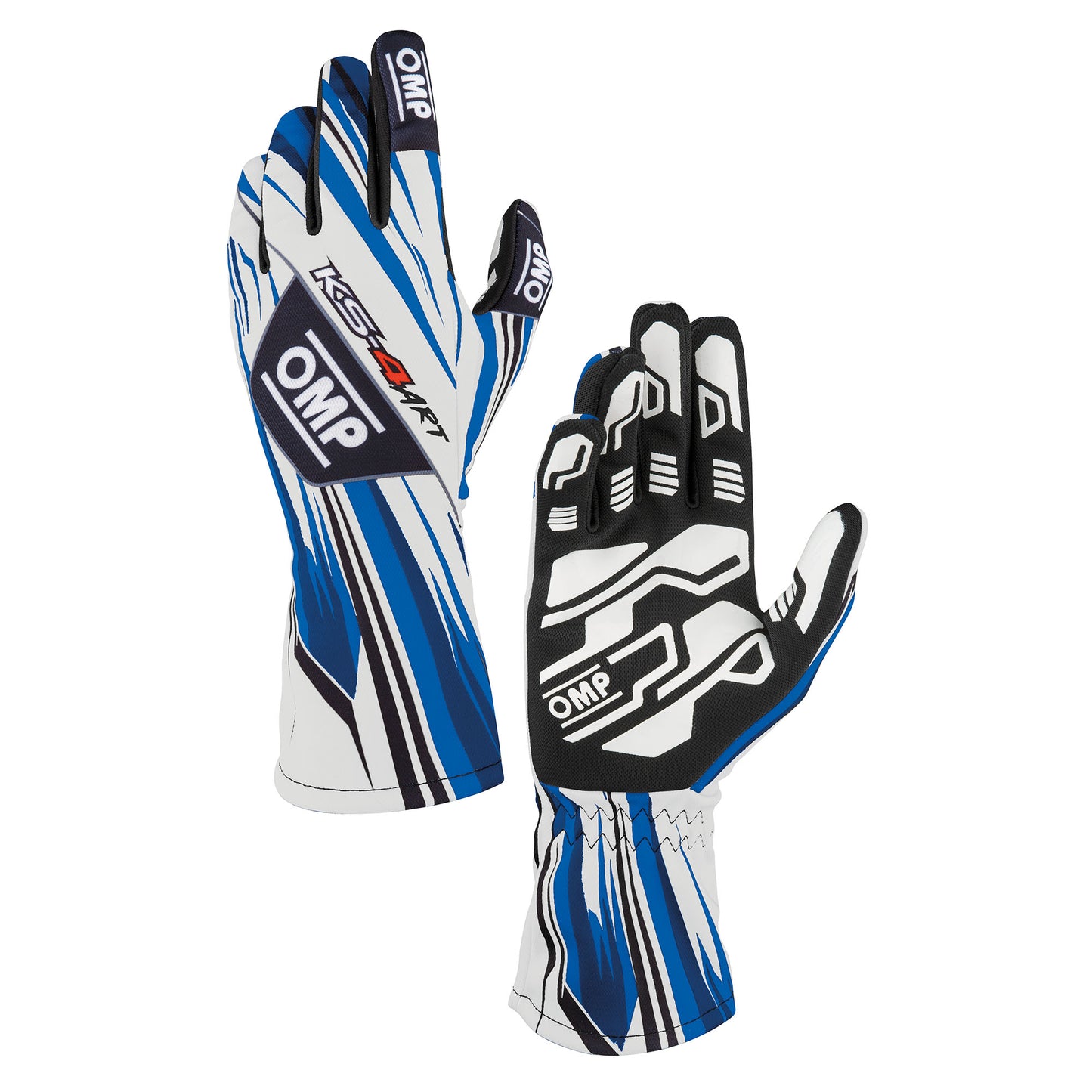 KB0-2757 2026 OMP KS-4 ART Karting Gloves Modern Design with Ultra Grip Palms