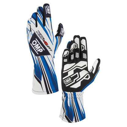 KB0-2757 2026 OMP KS-4 ART Karting Gloves Modern Design with Ultra Grip Palms