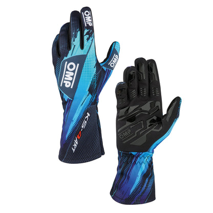 KB0-2757 2026 OMP KS-4 ART Karting Gloves Modern Design with Ultra Grip Palms