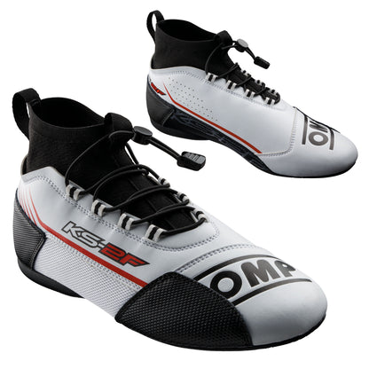 Bottes de karting OMP KS-2F Chaussures de course de karting en 5 couleurs et tailles EU 32-47