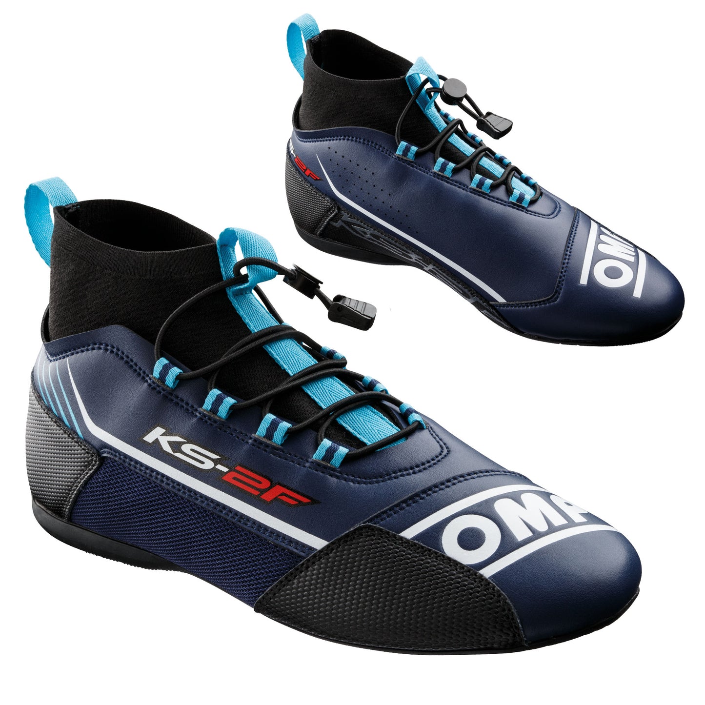 Bottes de karting OMP KS-2F Chaussures de course de karting en 5 couleurs et tailles EU 32-47