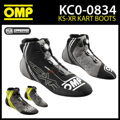 OMP KS-X Karting Boots Go-Kart Kart Racing Shoes New Design FIA 8877-2022 Spec