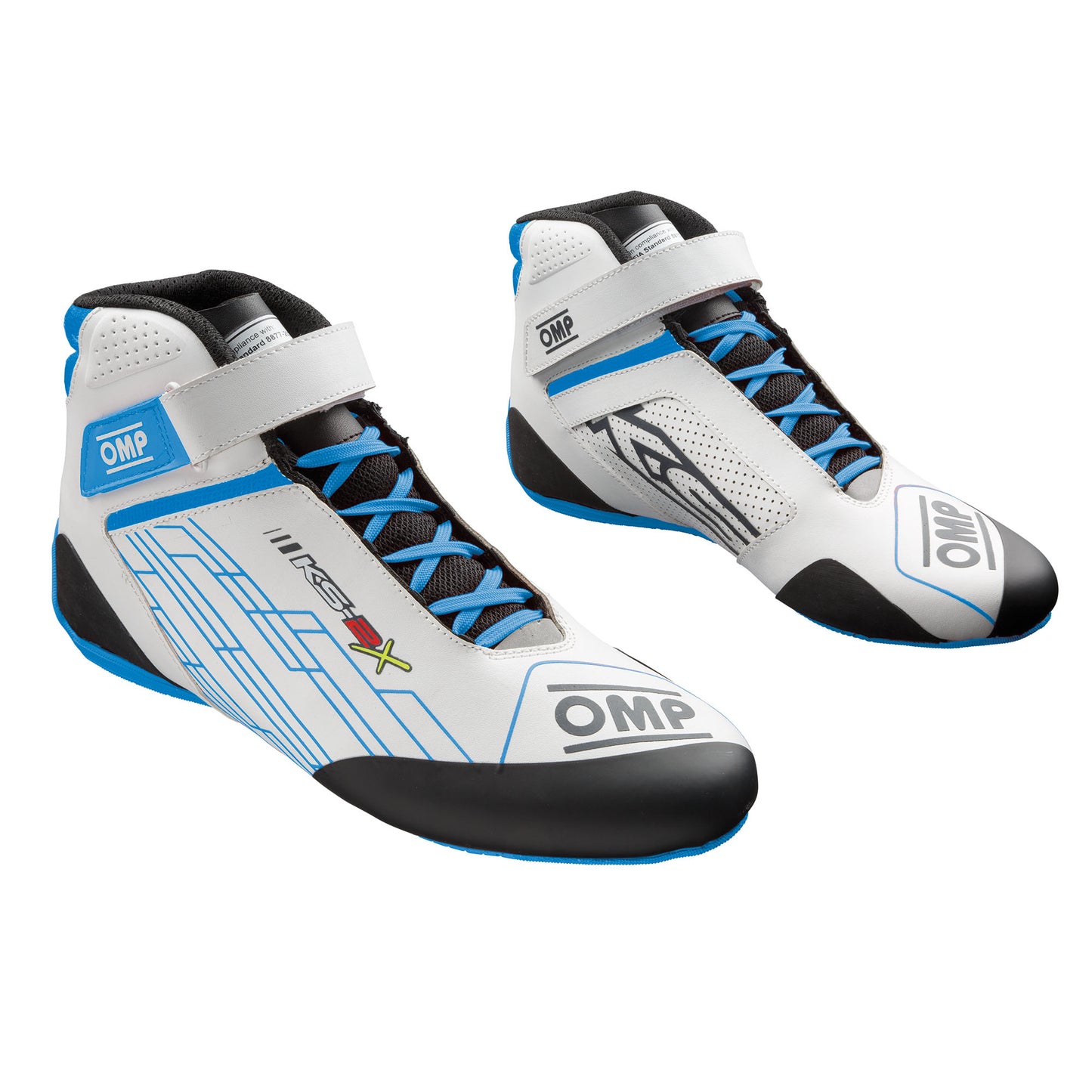 KC0-0839 2026 OMP KS-2X Karting Boots Kart Shoes High Grip FIA 8877-2022 Spec