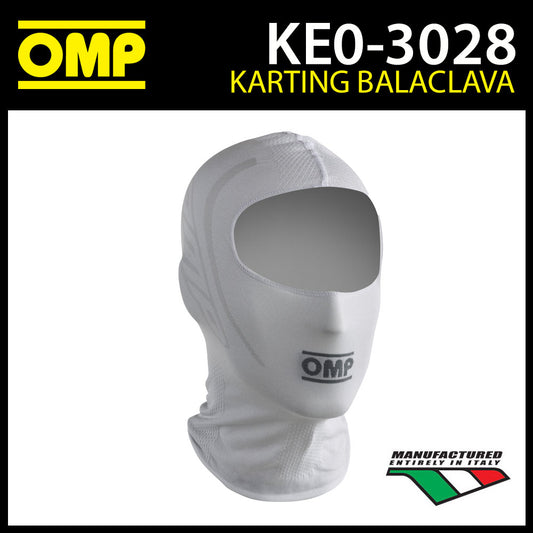 OMP KS Karting Sturmhaube, Einheitsgröße, für Erwachsene, leicht und atmungsaktiv, für Kartrennen