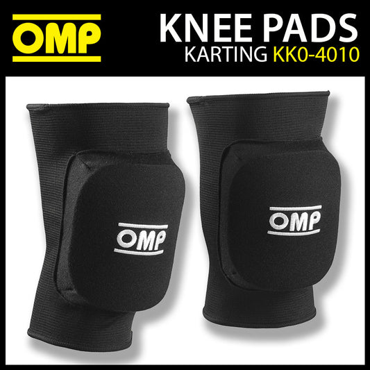 KK0-4010 2026 OMP Karting Padded Knee Pads Kart Driver Protection Fire Retardent