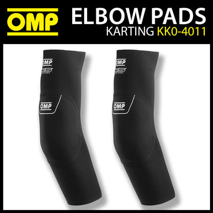 KK0-4011 2026 OMP Karting Padded Elbow Pads Kart Driver Protect Fire Retardent