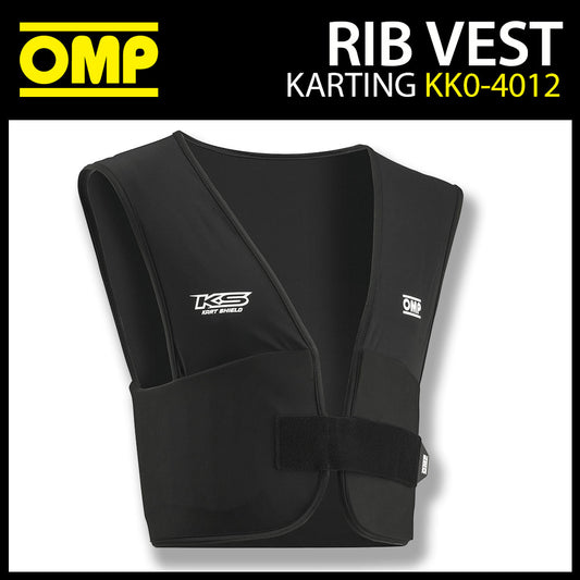 KK0-4012 2026 OMP Karting Rib Protection Vest Protector Triple Layer Foam Impact