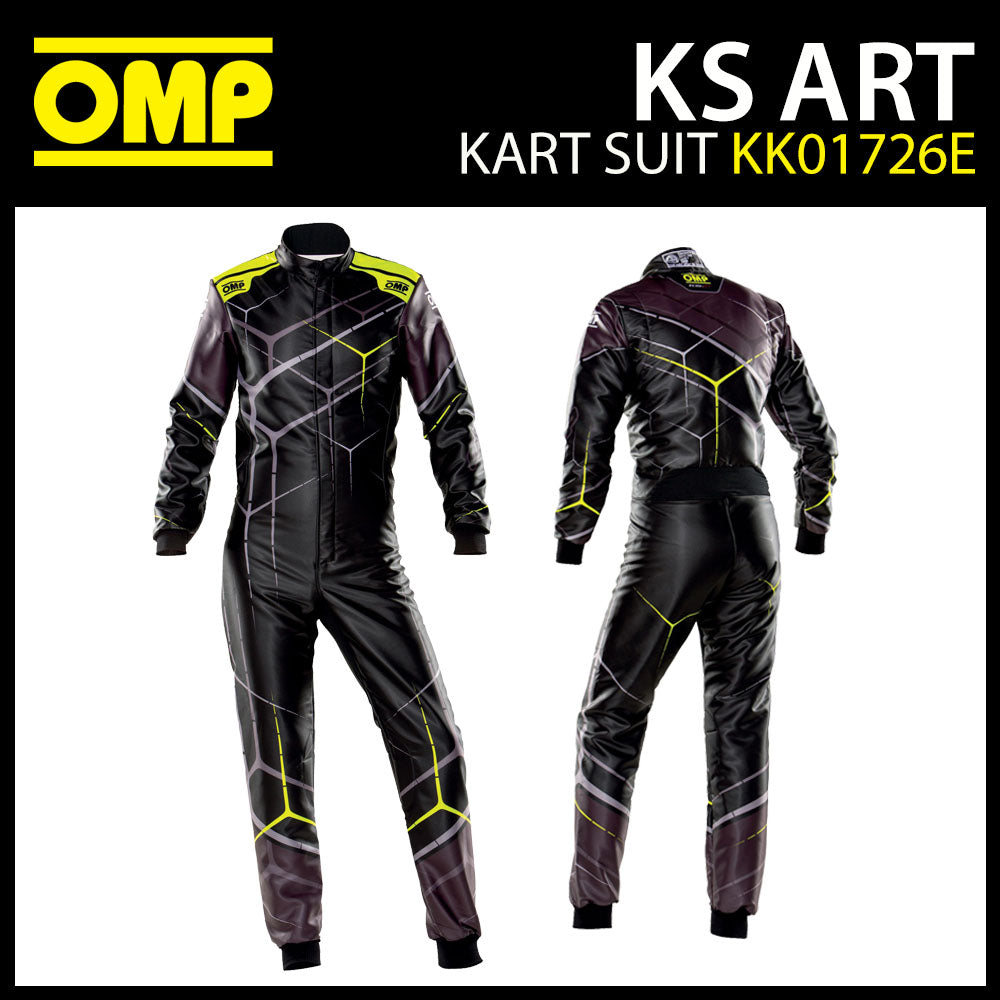 OMP KS Art Kartanzug neustes Design für Kartfahren Go-Kart in Erwachsenengrößen