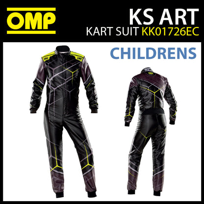 OMP KS Art Kart Kinder Kartanzug Overall Junior Cadet Bambino Kids Boys