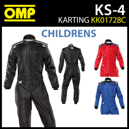 OMP KS4 Kinder Kartanzug CIK-FIA Level 1 Junior Cadet Bambino Einsteiger-Spezifikation