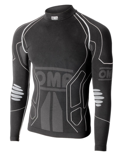 T-shirt thermique à manches longues OMP KS Winter-R Karting Sous-vêtement de base Karting