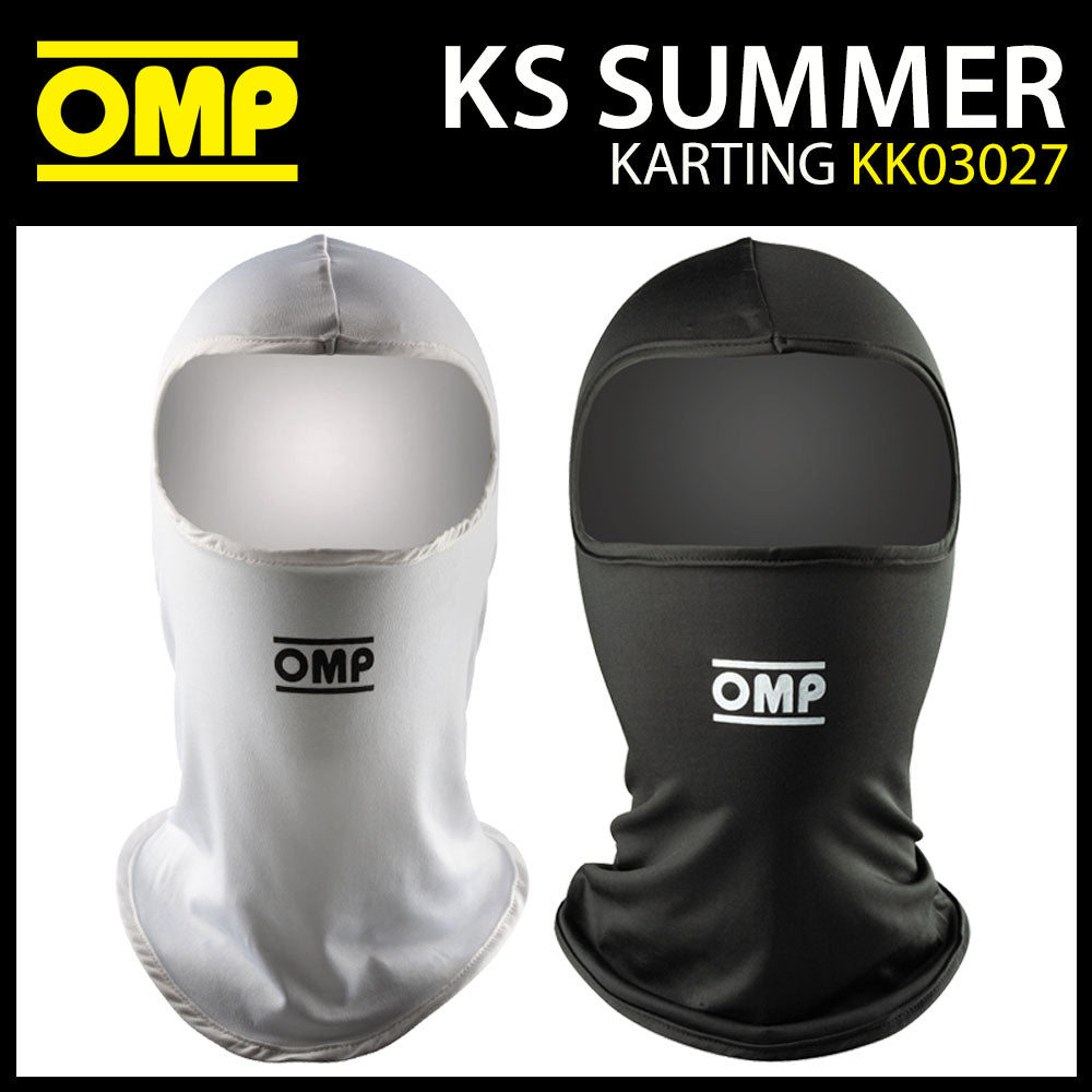 OMP Kart Sturmhaube Karting KS Unterwäsche Sommerstoff mit hoher Atmungsaktivität