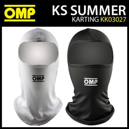 OMP Kart Sturmhaube Karting KS Unterwäsche Sommerstoff mit hoher Atmungsaktivität