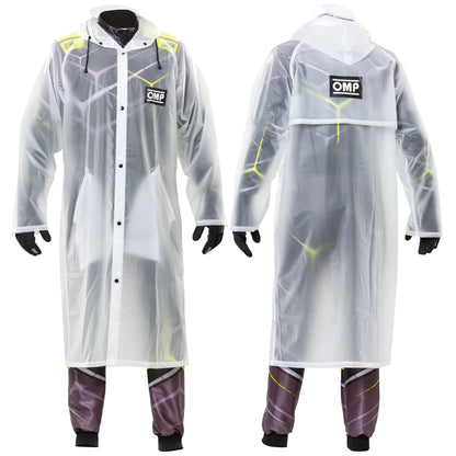 OMP Karting Raincoat Waterproof Kart Jacket Pitcrew Paddock Mechanic Teamwear