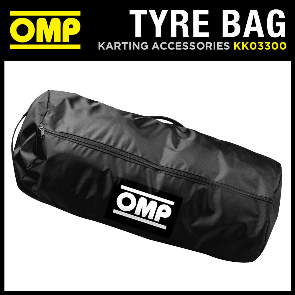 OMP Kart Tyre Storage Accessories & Carry Bag Waterproof! Holds 4 Kart Tyres