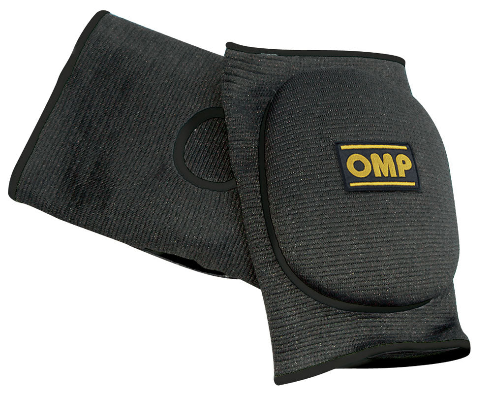 OMP Karting Padded Knee Pads (Pair) for Go-Kart / Race Use / Biking / Sports