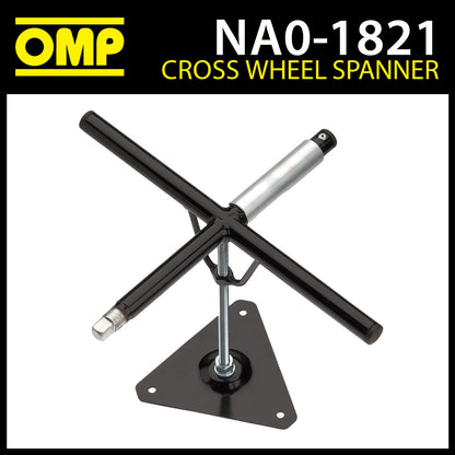 NA/1821 OMP Racing Cross Clé et roue de secours Support Course/Rallye