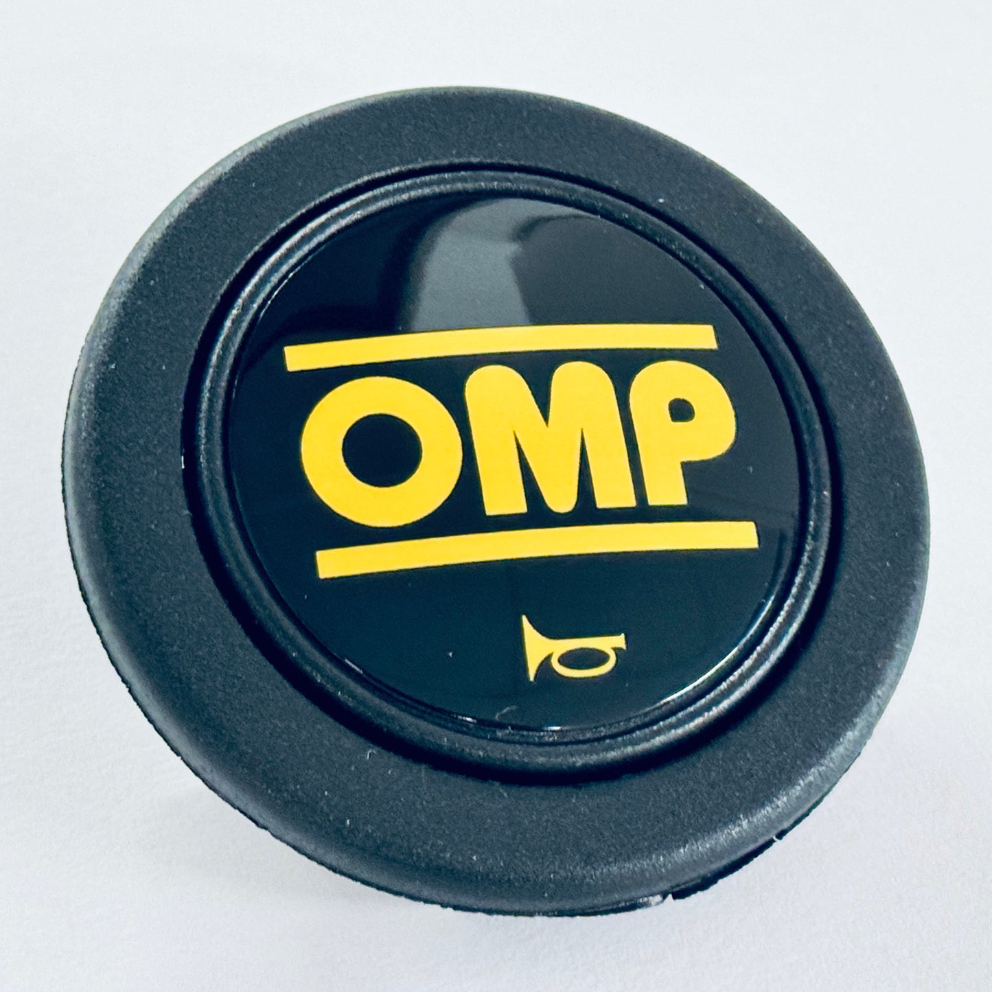 OD/1960 Original OMP Racing Lenkrad-Hupenknopf-Mittelkappe, 60 mm, Schwarz