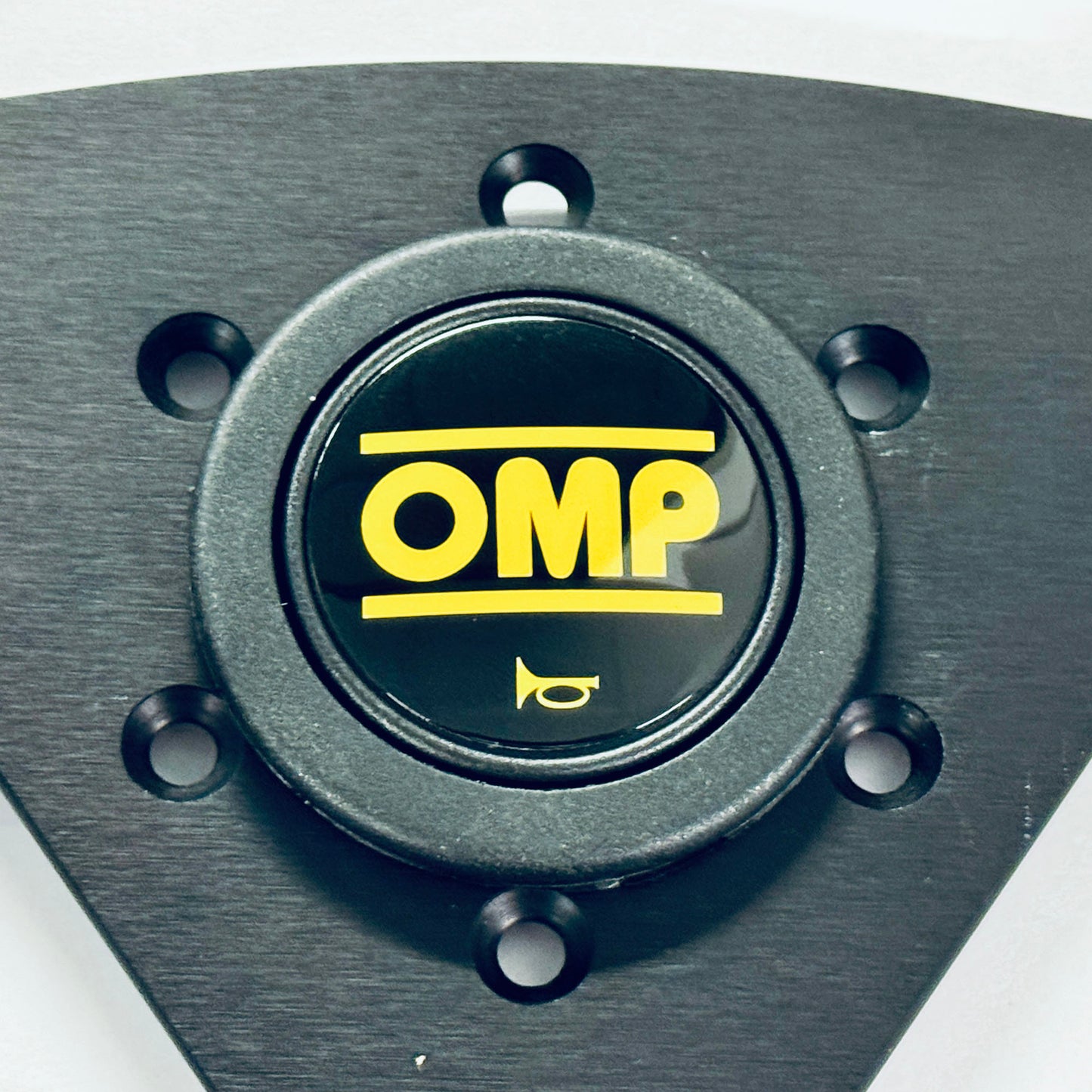 OD/1960 Genuine OMP Racing Steering Wheel Horn Button Centre Cap 60mm Black