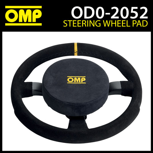 OD/2052E OMP Steering Wheel Cover Pad FIA Suede Leather 160mm Race Rally Track