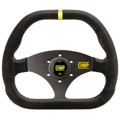 OD/1985/NN OMP KUBIC MOTORSPORT STEERING WHEEL FLAT BOTTOM 310x265mm DIAMETER