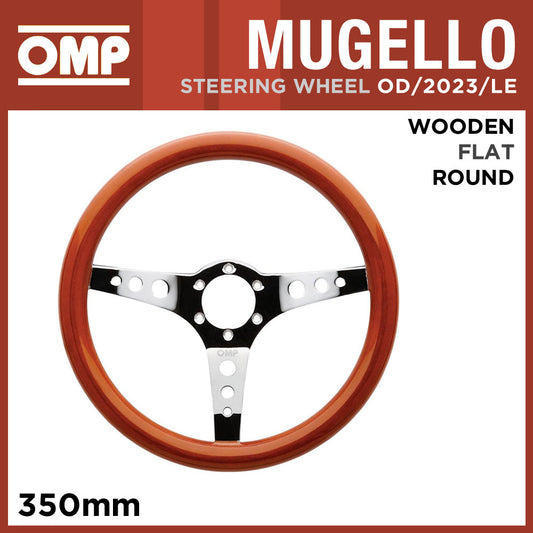 OD/2023/LE OMP MUGELLO STEERING WHEEL 350mm for CLASSIC CAR RETRO VINTAGE