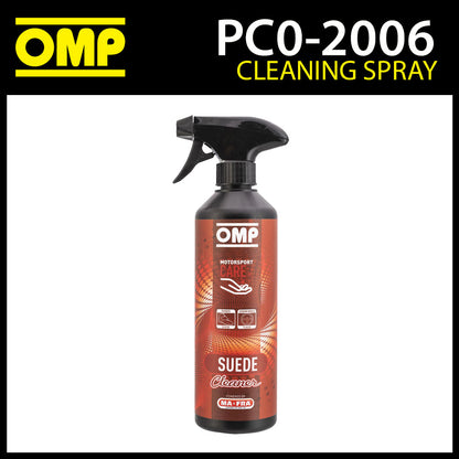 PC02006 OMP Spray nettoyant pour volant 500 ml pour cuir suédé - Fabriqué en Italie