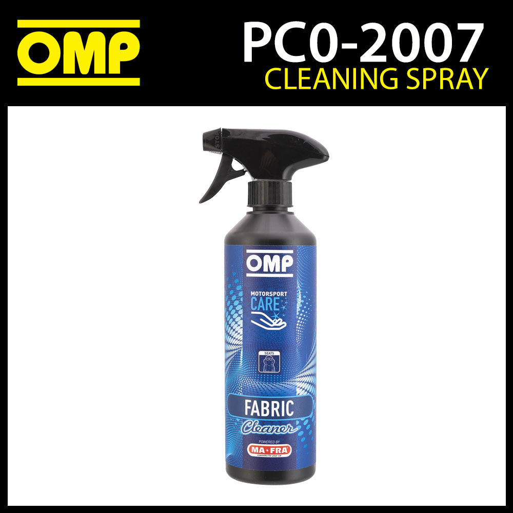 PC02007 OMP Race Seat Fabric Cleaner Spray 500ml Motorsport Cleaning & Care