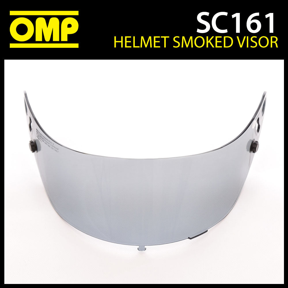 SC161 OMP Dark Smoked Visor Fits OMP SC785E GP8 Evo Helmet & KJ8 SC790E