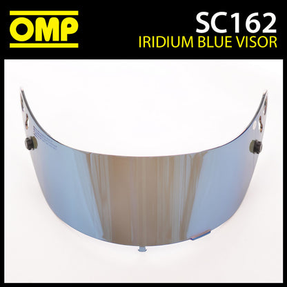 SC162 OMP Iridium Blue Visor Fits OMP SC785E GP8 Evo Helmet & KJ8 SC790E