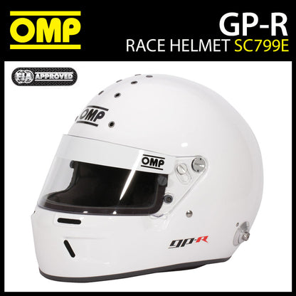 Casque intégral OMP GP-R Grand Prix pour sports mécaniques, rallye, FIA 8859-2015