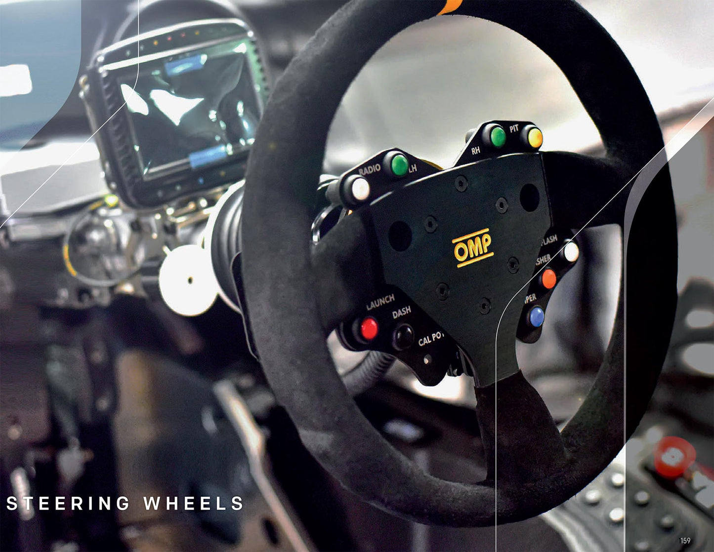 OD/2021/N OMP CORSICA SUPERLEGGERO STEERING WHEEL 350mm LIGHTWEIGHT ALUMINIUM!