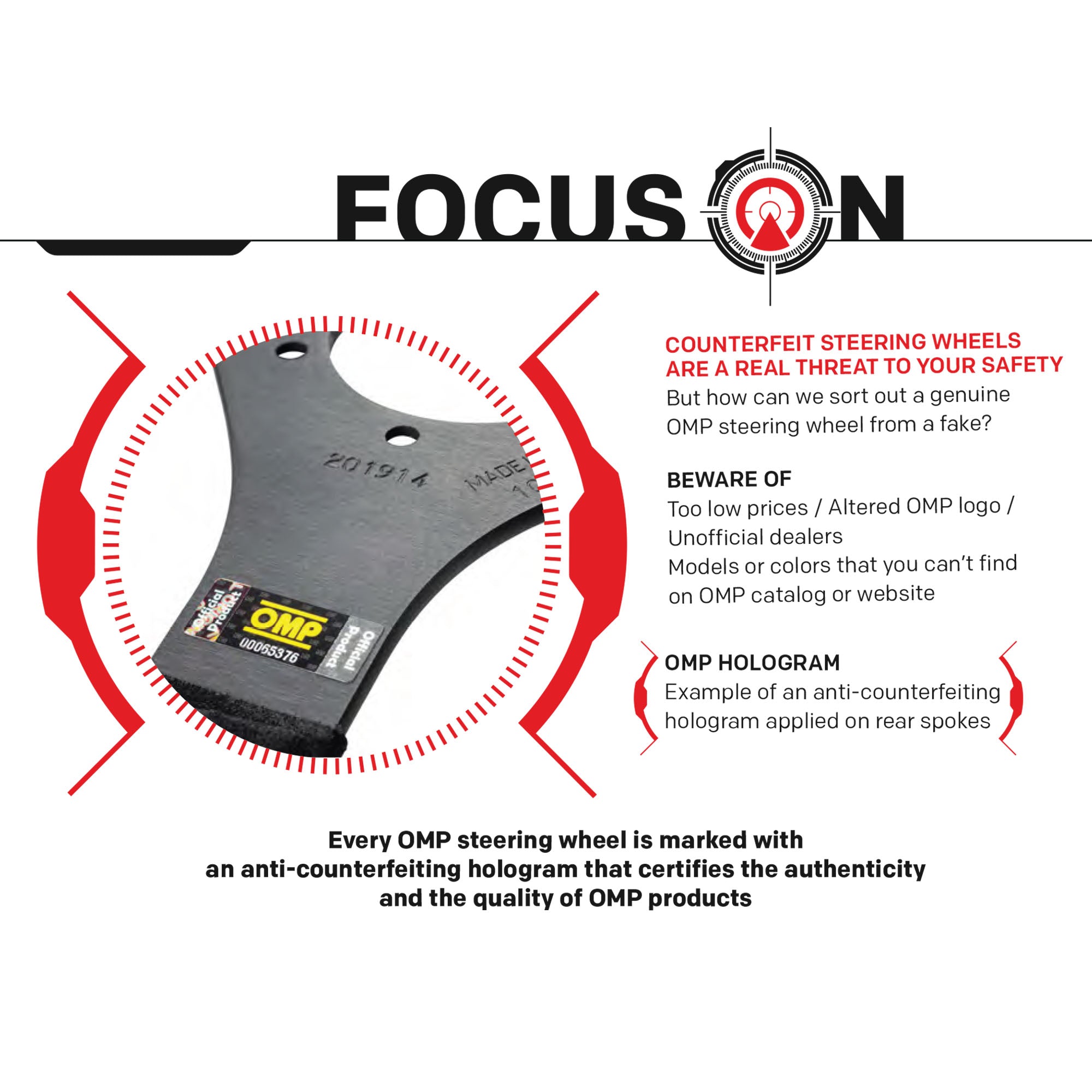 SPECIAL EDITION! OMP TARGA STEERING WHEEL SUEDE LEATHER 330mm RED