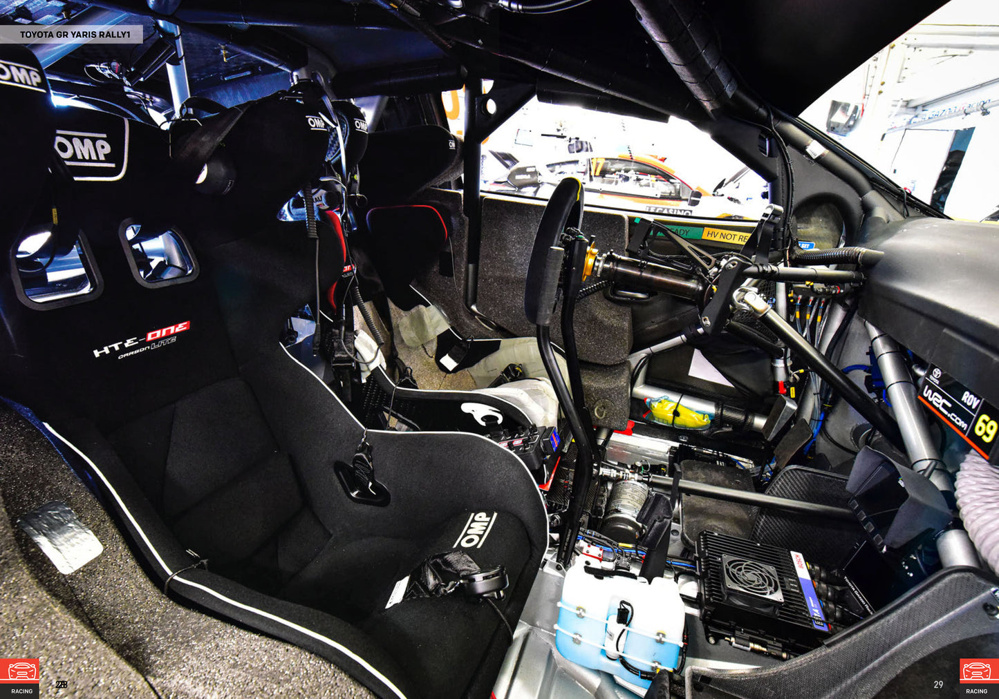 Fiat 500 Abarth Turbo 07- OMP Racing Schalensitzhalterung, Hilfsrahmen, Doppelpack, Combo