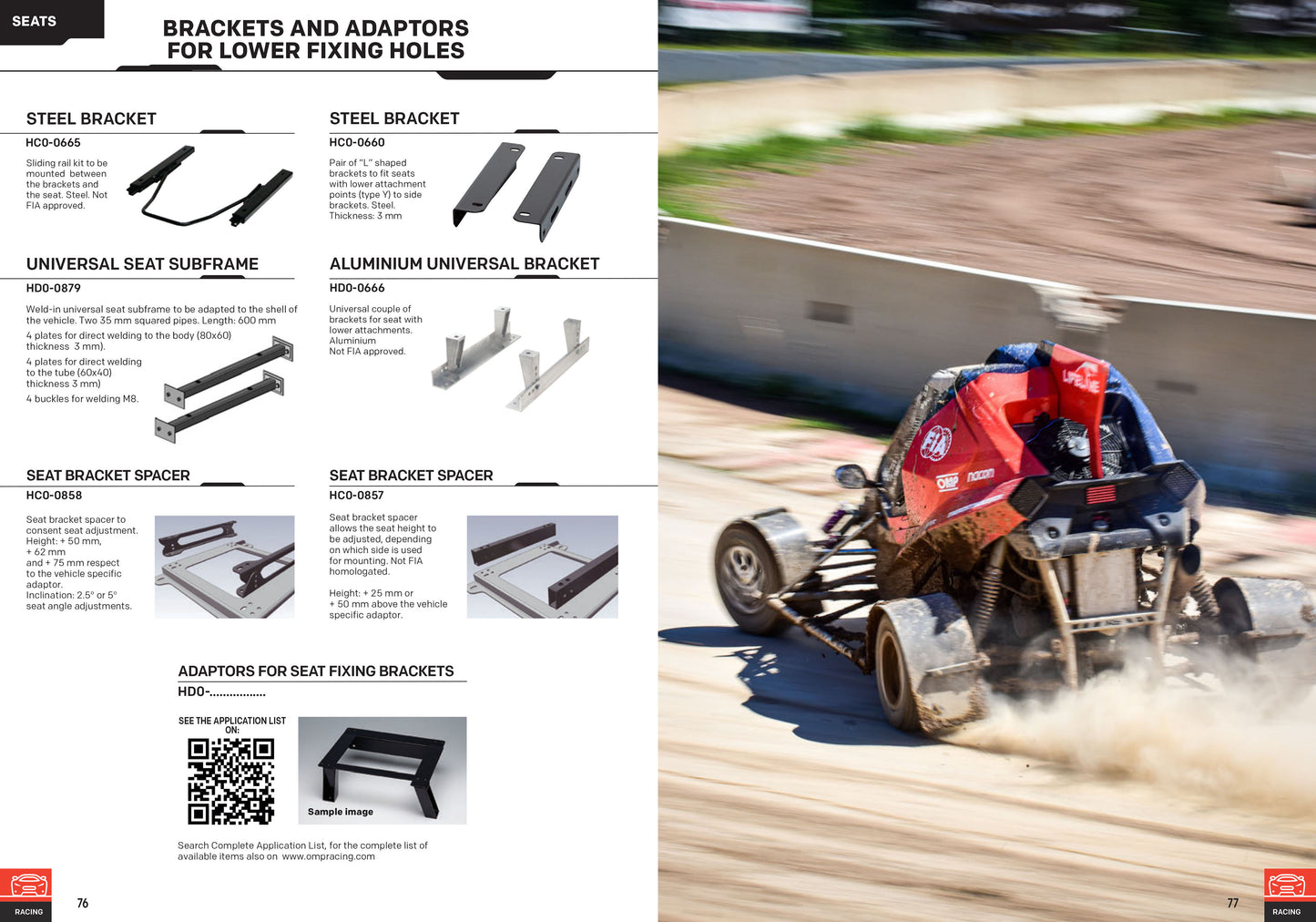 VOLKSWAGEN GOLF MK4 1.8 20V TURBO 98-04 OMP RACING BUCKET SEAT MOUNT SUBFRAMES