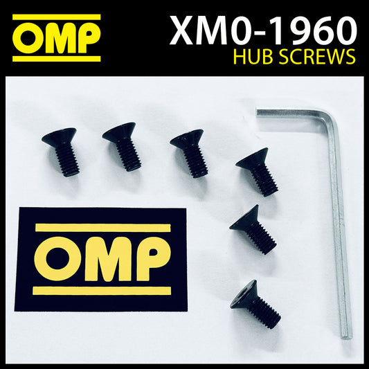 XMO-1960 OMP Vis de fixation de moyeu de volant (x6) Kit de remplacement avec outil