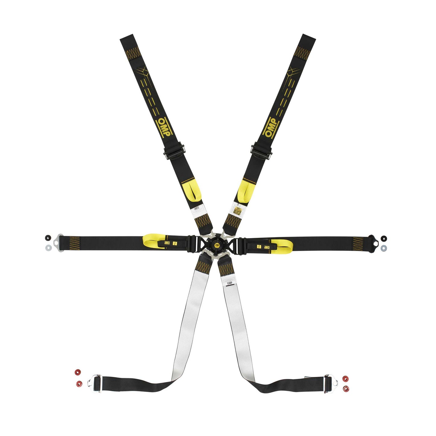 OMP Racing Harness ONE 2" Endurance Pull Down Safety Belts 6-Point FHR FIA 8853