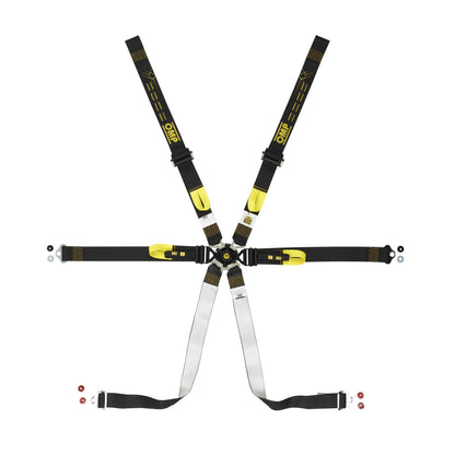 OMP Racing Harness ONE 2" Endurance Pull Down Safety Belts 6-Point FHR FIA 8853