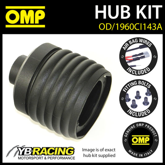 OMP Steering Wheel Hub Boss Kit fits PEUGEOT 106 1.1 1.4 8v XS 96-03 [OD/1960CI143A]