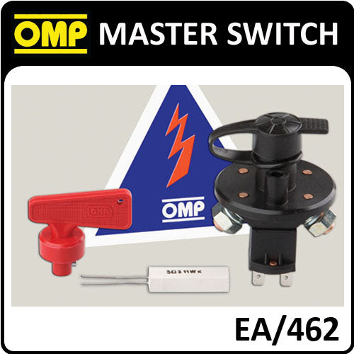 EA/462 OMP RACING MASTER SWITCH 6 POLE DISCONNECT POWER TO BATTERY & ALTERNATOR