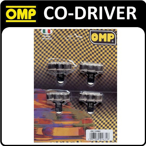 OC/1063 OMP RALLY CO-DRIVER NAVIGATOR SPRING PEN/PENCIL HOLDERS PACK OF 4