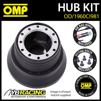 OMP Steering Wheel Hub Boss Kit fits CITROEN C3 ALL 2017- [OD/1960CI981]