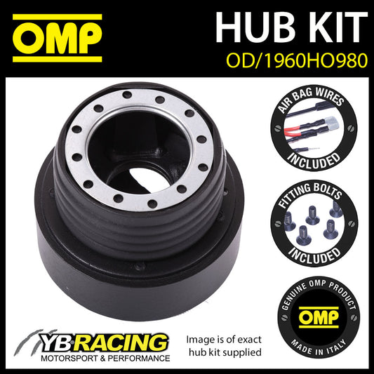 OMP Steering Wheel Hub Boss Kit fits HONDA CIVIC TYPE-R 2012-2017 [OD/1960HO980]