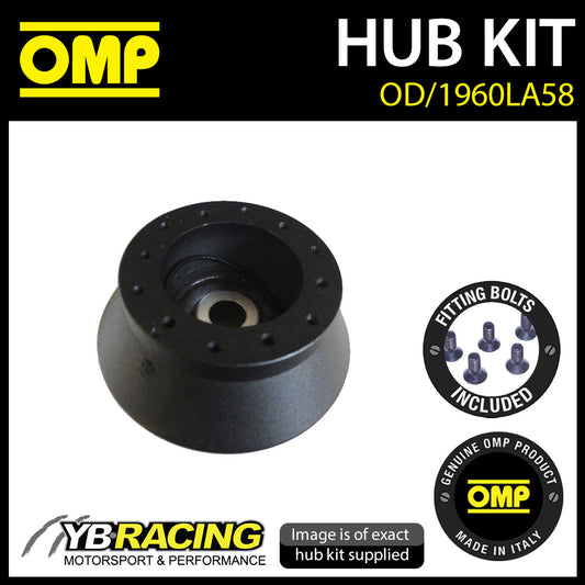 OMP Steering Wheel Hub Boss fits LANCIA DELTA INTEGRALE EVO 1989- [OD/1960LA58]