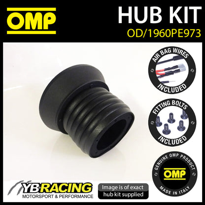 OMP Steering Wheel Hub Boss Kit fits PEUGEOT 108 ALL 2014- [OD/1960PE973]