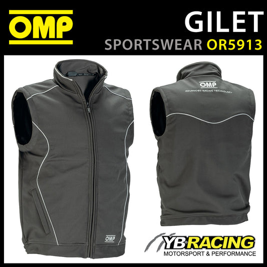 SALE! OR5913 OMP Racing Softshell Sports Gilet Windproof Breathable Body Warmer