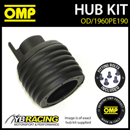 OMP Steering Wheel Hub Boss Kit fits PEUGEOT 106 XR XS XT 91-96 [OD/1960PE190]